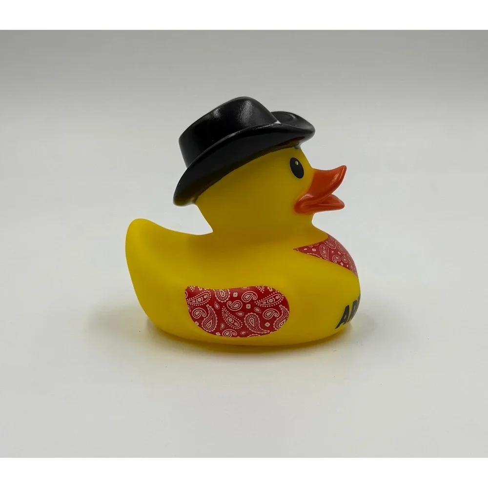 Arizona Cowboy Rubber Duck Souvenir Yellow Western Hat Bandana 2.5 Inch Tall